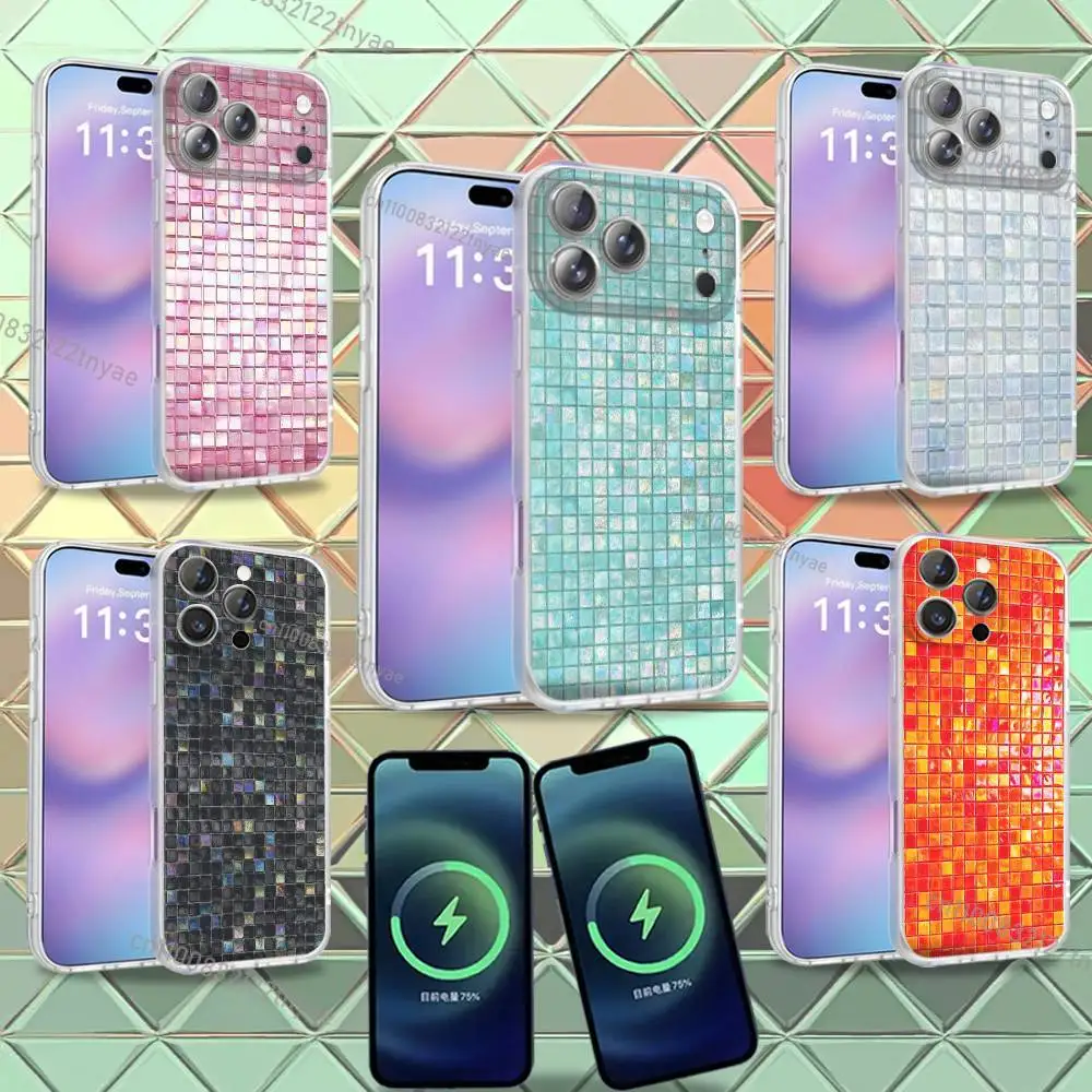 

Bling Glitter Dream Conch Shell Marble Phone Case For iPhone 16,14,11,17,13,15,12,Air,Plus,Pro,Max,E,Mini Frosted for Magnetic