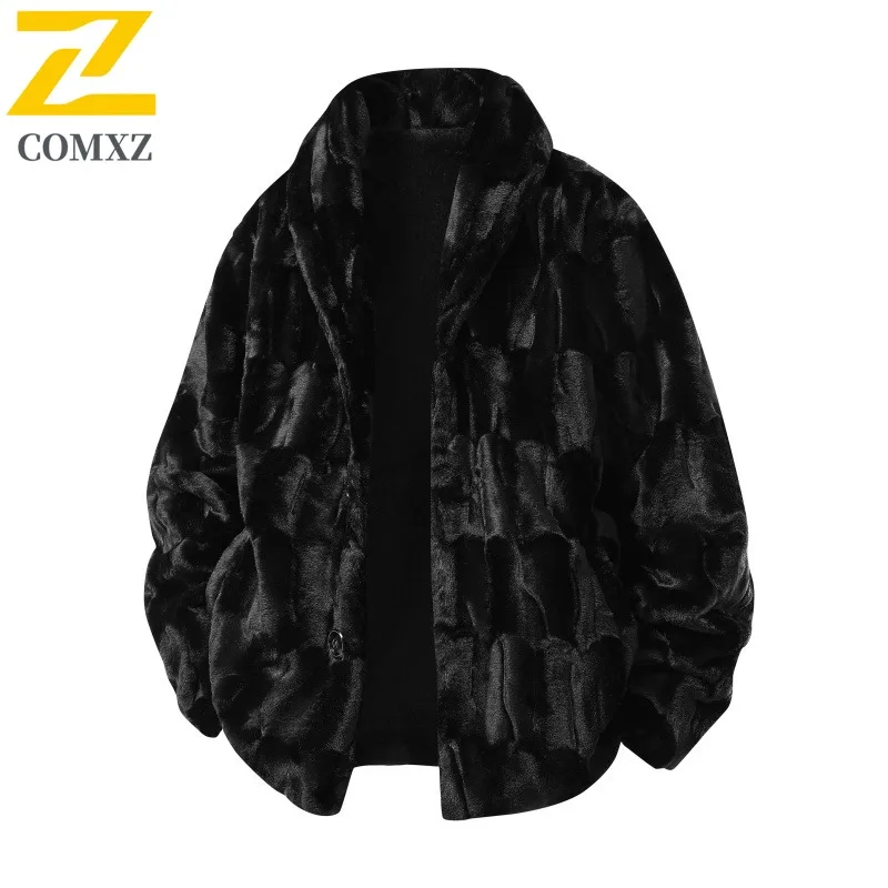 

COMXZ минималистичное пальто на флисовой подкладке, теплая морозостойкая рабочая уличная одежда, ветровка, куртка, уличные дышащие куртки, мужская одежда