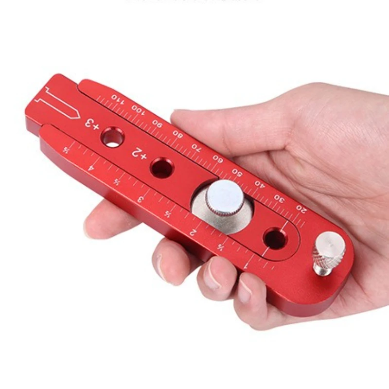 

Деревообрабатывающий компас из алюминиевого сплава, чертилка-регулируемая метрическая/дюймовая дуга, инструмент для рисования своими руками для прецизионной маркировки кругов, ручные инструменты