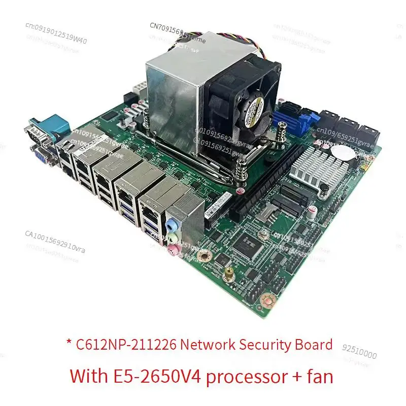 X99 main board ITX supports hot swappable hard disk array raid storage industrial control server NAS chassis C612