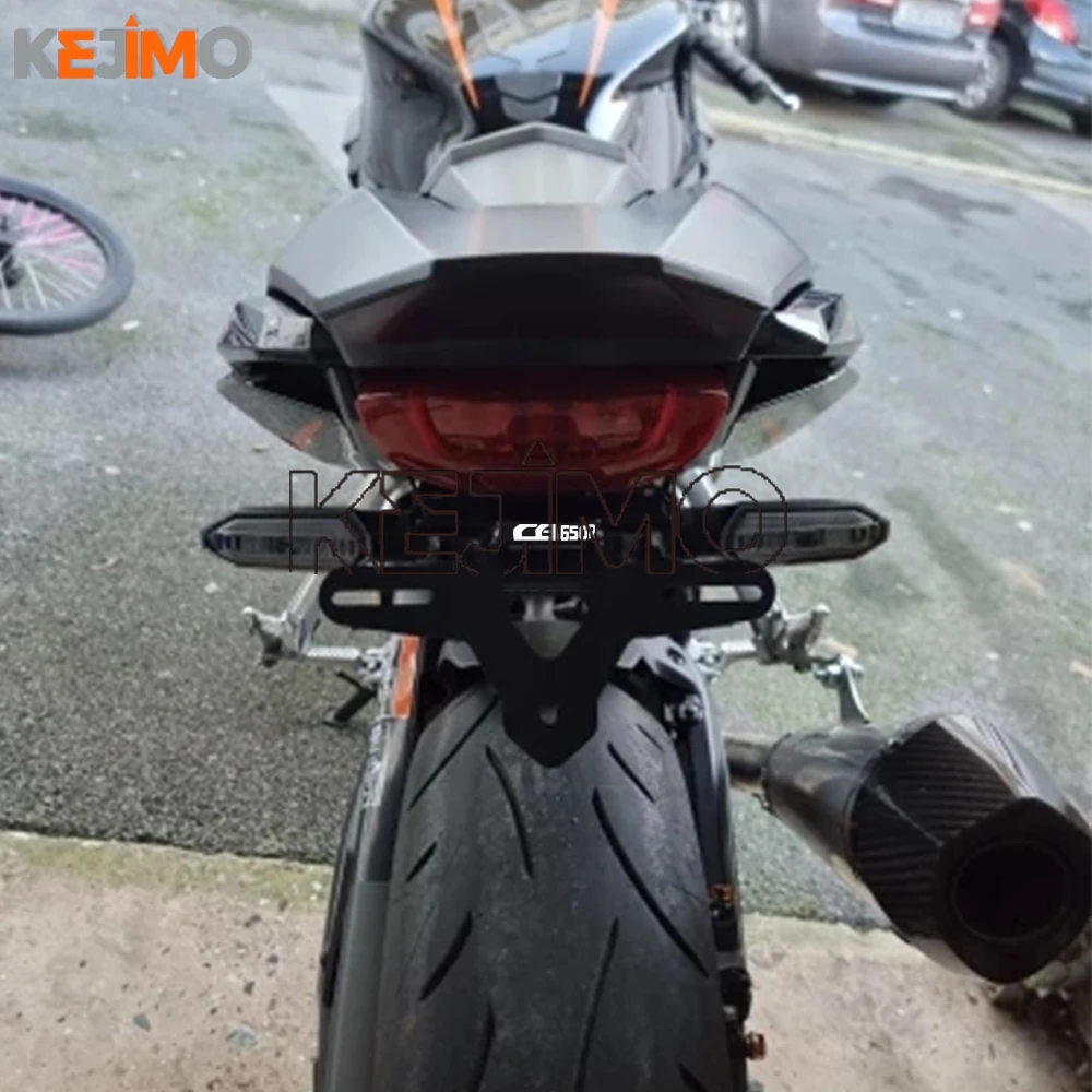 

Rear License Plate Mount Holder Tail Tidy Fender Eliminator Kit FOR HONDA CBR CB 650R CB650R CBR650R 2021 - 2026 2025 2024 2023