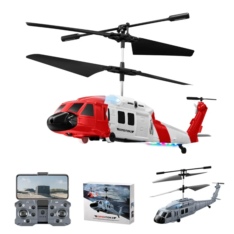 

New KY205 RC Helicopter Drone HD Dual Camera Avoid Obstacle Gesture Sensing Six-axis Remote Control Helicopter Toys for Boys