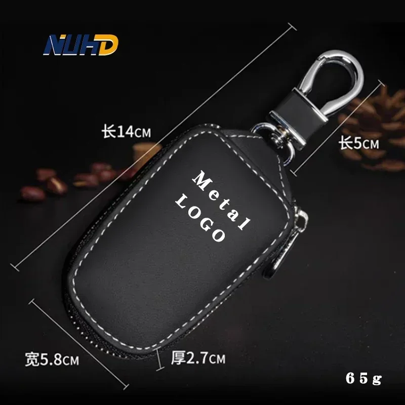 Skórzany obudowa kluczyka do samochodu brelok do kluczy BMW Mercedes VW Audi Toyota Honda Genesis Hyundai KIA Ford ochronne etui akcesoria