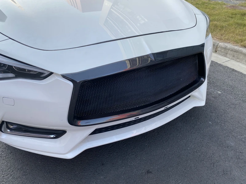 

Подходит для Infiniti Q60 CV37, передняя решетка типа OE, угольная решетка Q60