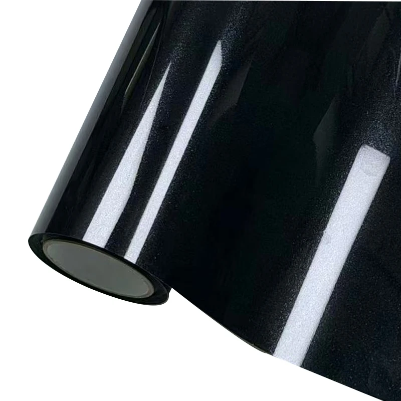 Hochglanz-Diamantperlen Glänzende Schwarze Vinylfolie Selbstklebende Folie für Fahrzeugfolierung Motorräder Motorrad-Vinylfolien – Detail 6