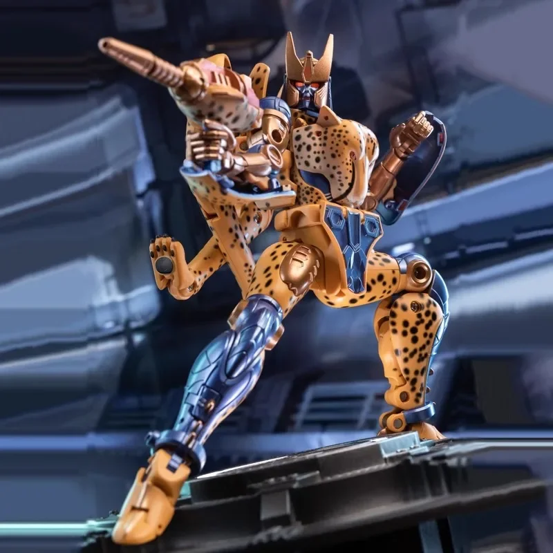 หุ่นยนต์แปลงร่างของเล่นเสือดําเหลือง BW-11 BW11 Beast Wars Cheetor KO MP34 พร้อมกล่อง