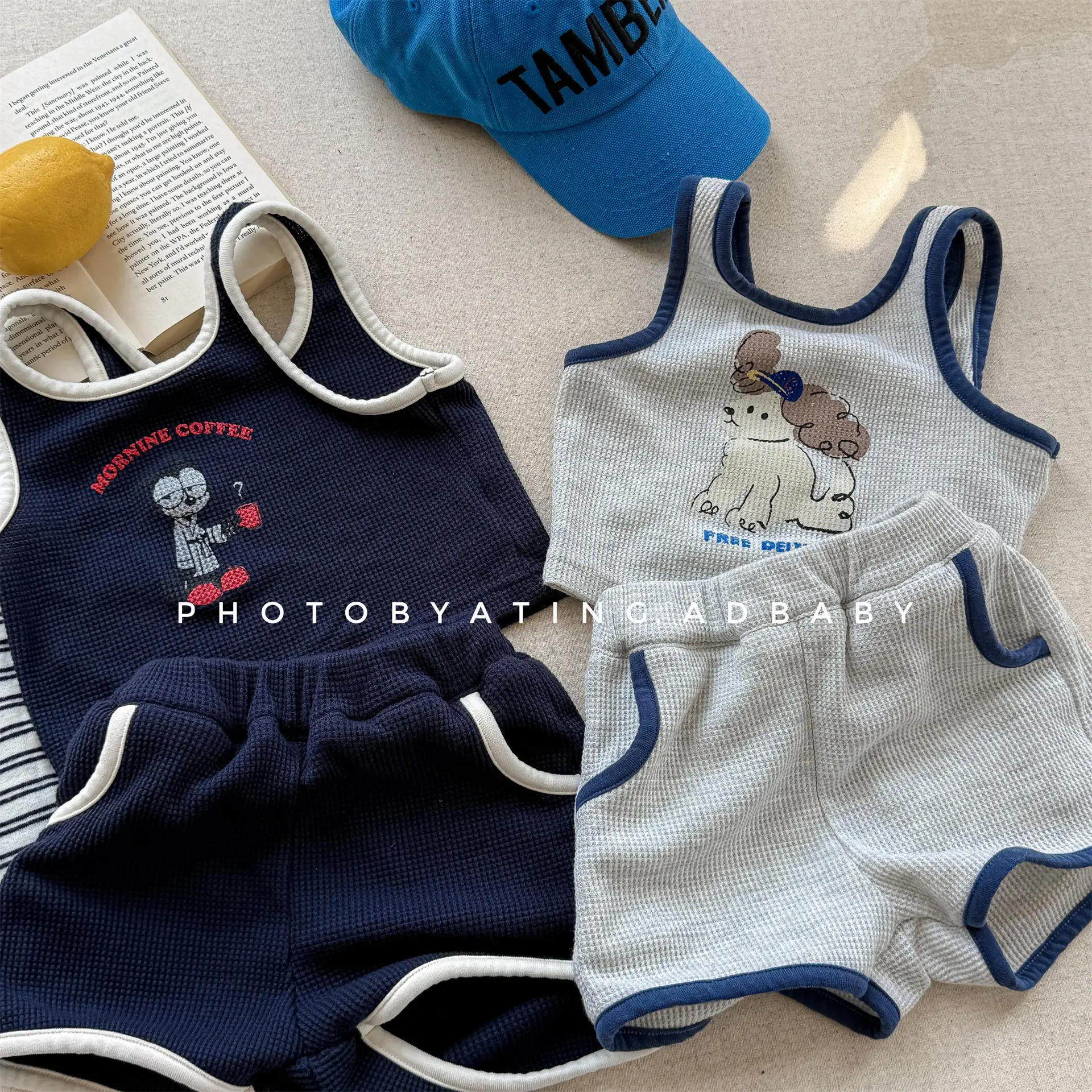 

2025 Summer New Children Sleeveless Clothes Set Girls Cartoon Print Vest + Shorts 2pcs Suit Cute Kids Toddler Girl Outfits