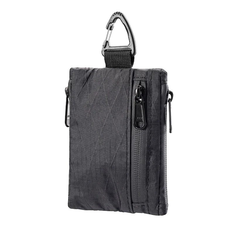 EDC 5-Pocket Multi Pouch Wallet Small Keychain Coin Pouch with YKK Zipper EDC Pocket Organizer Utility Pouch for Cards