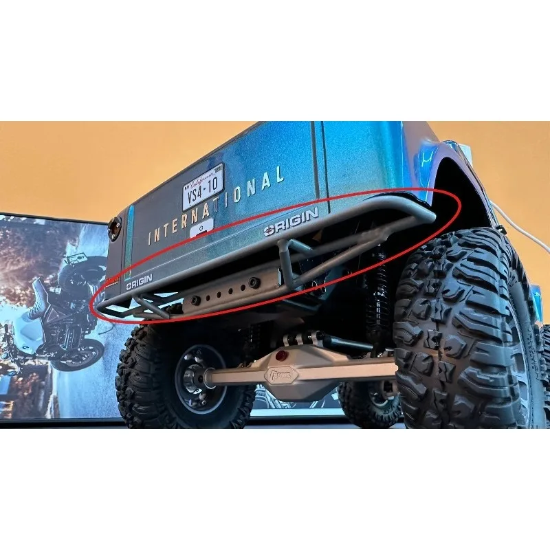Front Rear Bumper Roll Cage Upgrade Parts For VP VS4-10 Pro UT Phoenix 1/10 RC Crawler TC4 Titanium Alloy Custom Mod Accessories