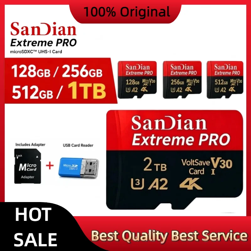 2026 High-Speed Storge SD Card Micro TF Cards Class 10 Fast Transfer Memory Card for Phones/Digital Camera/MP3 Player