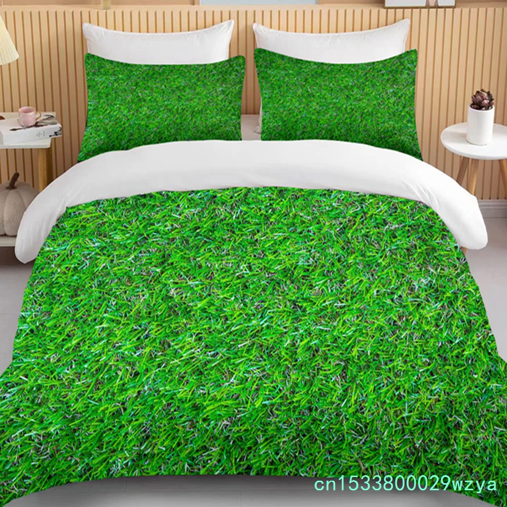 Nature's Meadow Bedding 3 Piece Set King Size Double Bed Bedding Set Microfiber Or Polyester Duvet Cover Set  Bedroom Bed Set