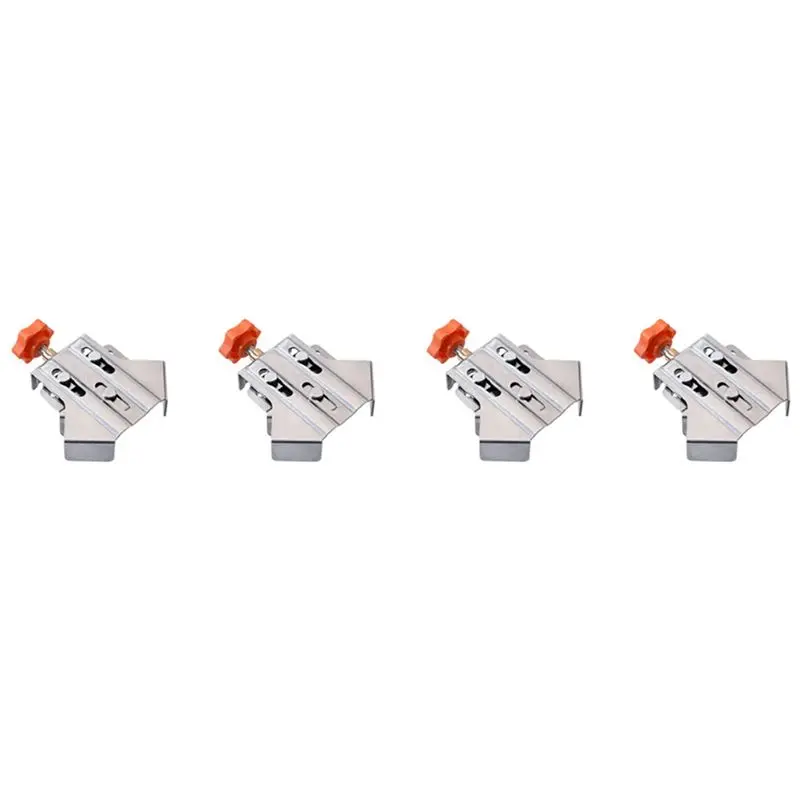 ABSS-4X Open Type Right Angle Clamp Woodworking Right Angle Splicing Quick Clamp Locator Engineering Woodworking DIY