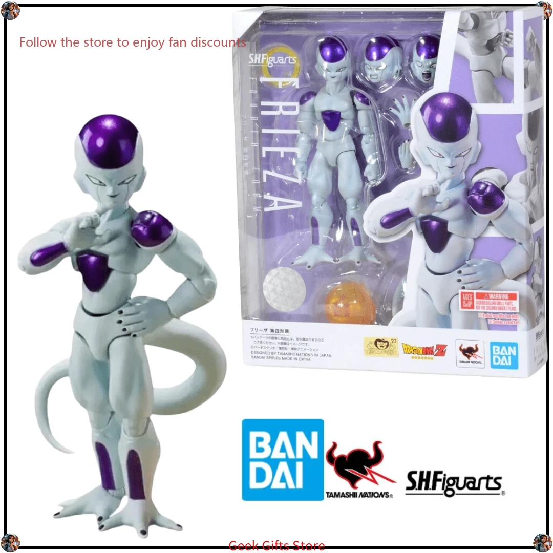 

In Stock Bandai S.H.Figuarts Dragon Ball Z Shf Frieza Fourth Form 4th Form Model Action Figures Toys Collection Gifts