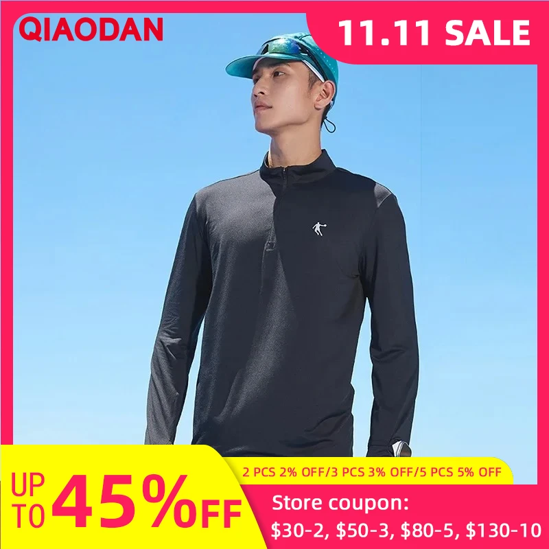

QIAODAN Feiying Professiona Quick-Drying Running T-shirt 2025 Autumn Marathons Training Breathable Long Sleeve Tops XTL33241229R