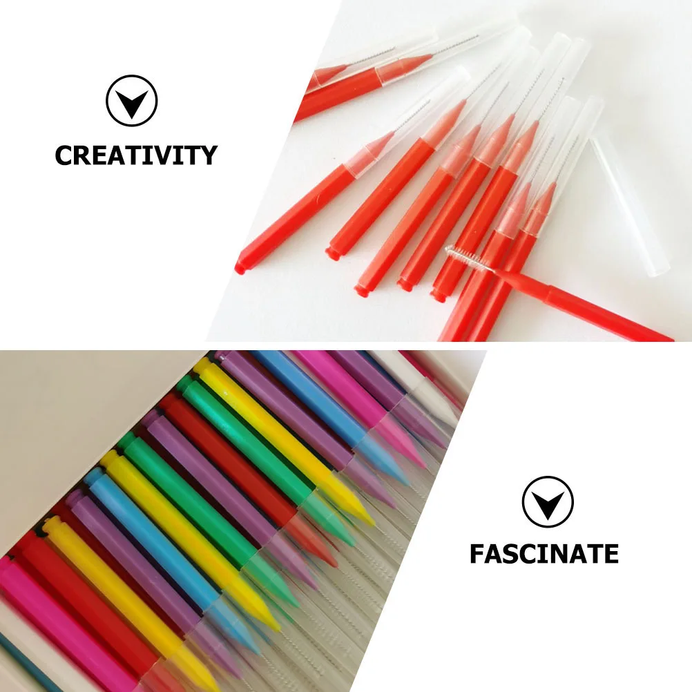 80 قطعة فرش بين الأسنان منظف الأسنان المحمولة أداة العناية بالفم لمنع تجويف التنفس الطازج فرشاة بين الأسنان تقويم الأسنان #6