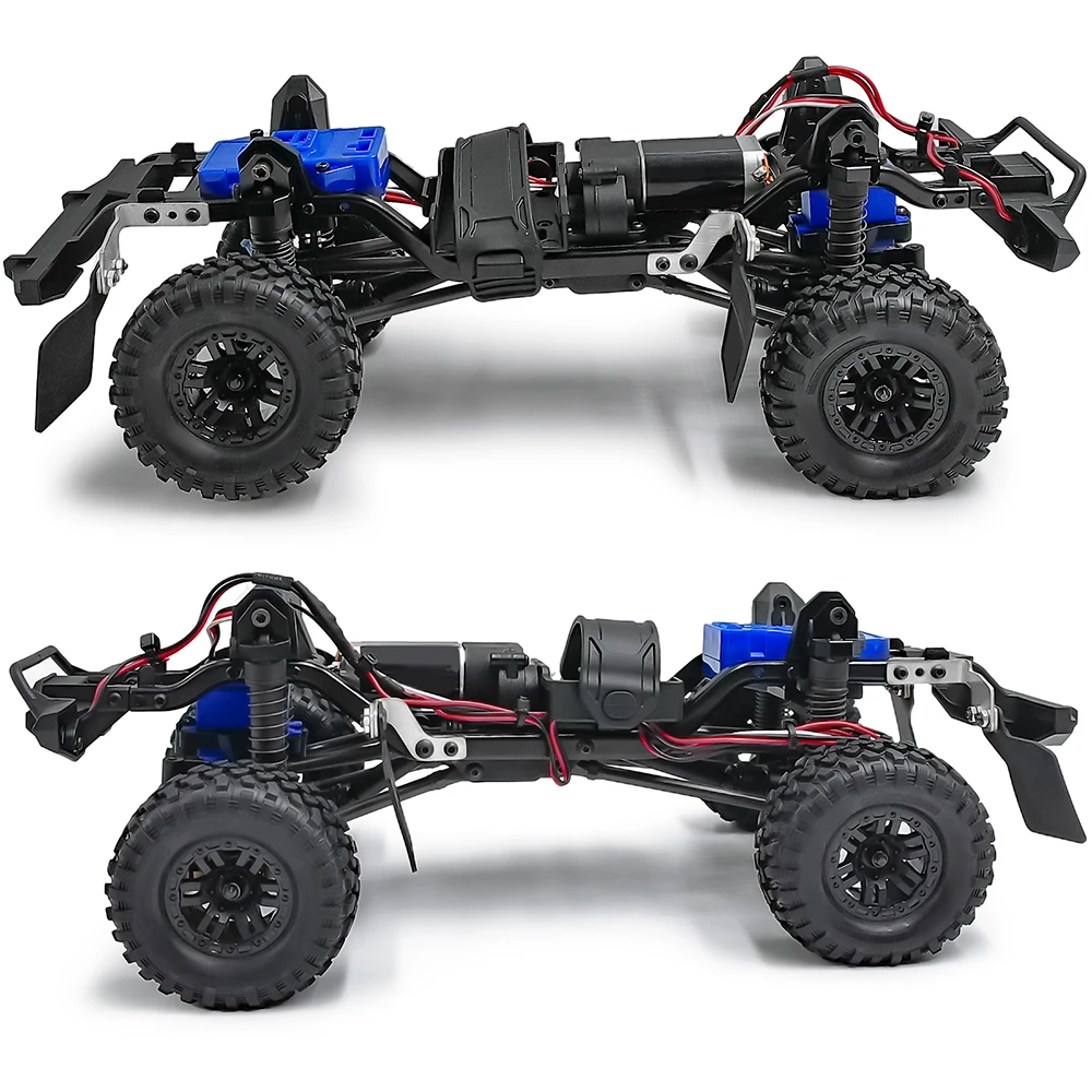 YEAHRUN-guardabarros de goma para coche, piezas de decoración de coche, 4 piezas, para 1/18 TRX-4M, Defender RC Crawler