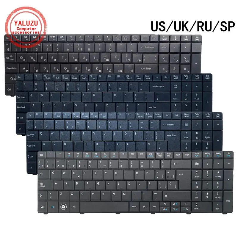 

RUSSIAN Laptop Keyboard for ACER for Aspire E1-531 E1-571G RU layout Black new Keyboard Fully tested High-quality replace