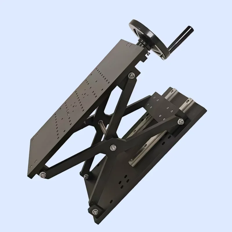 

Long travel 300MM manual sliding lifting platform - Z-axis can bear 100 kilograms