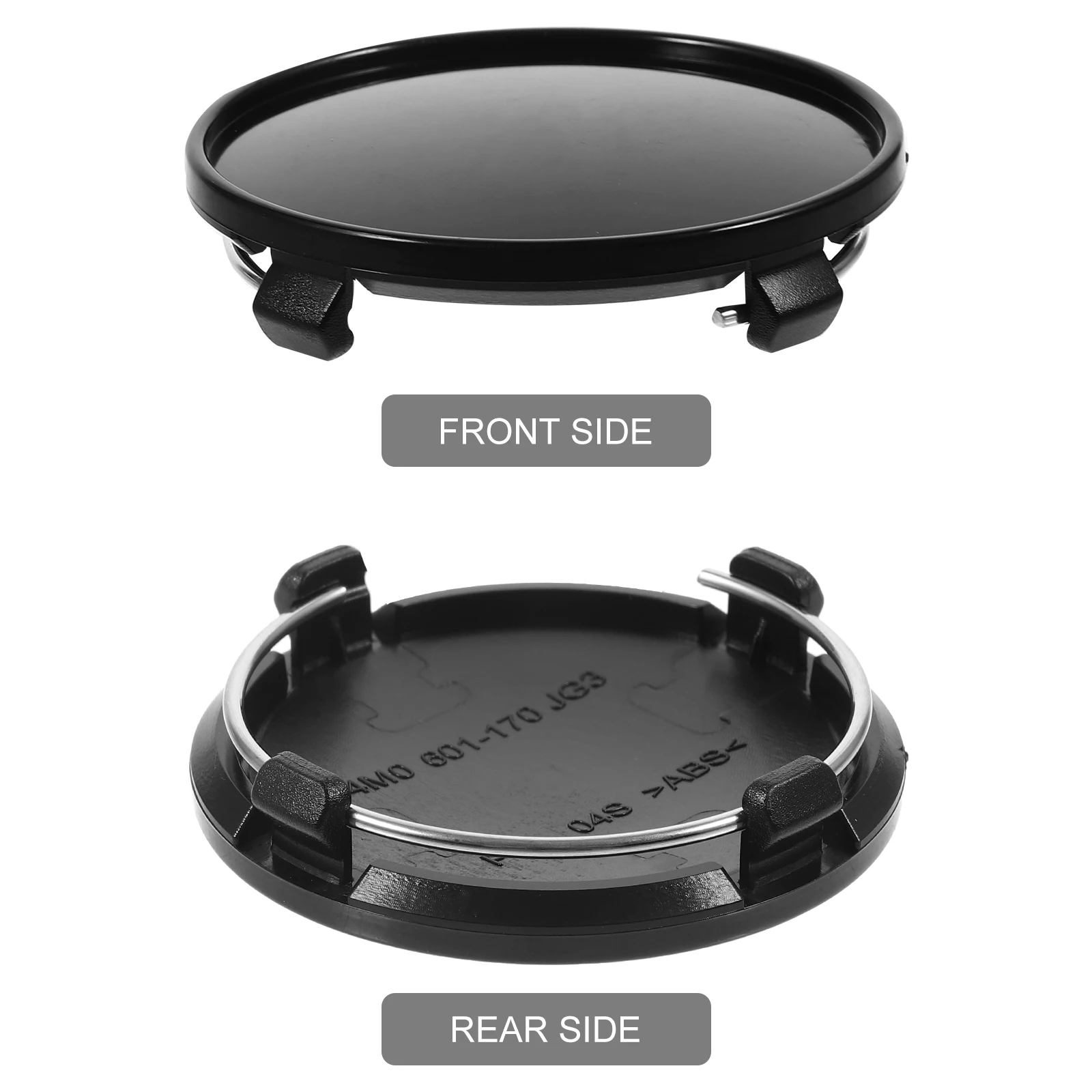 

4pcs Wheel Hub Caps Plastic Auto Rim Covers Easy Installation Stylish Design For Car Modification Vehicle Tire Protection