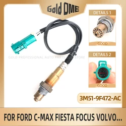 Sensor de oxígeno de banda ancha con sonda Lambda para coche, accesorio de medición de O2 para Ford c-max Fiesta Focus Volvo C30 S40 V50 3M51-9F472-AC 0258006573 0258006574