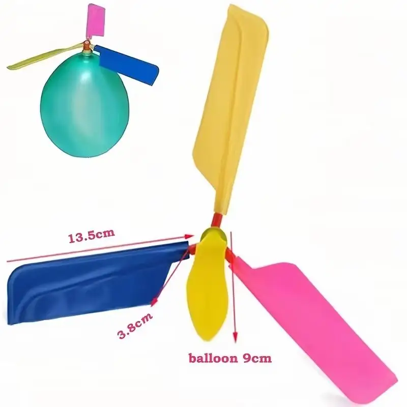 5/10Pcs Propeller Balloon Helicopter Toys DIY Balloon Outdoor Flying Balloon Birthday Party Decoration Gift
