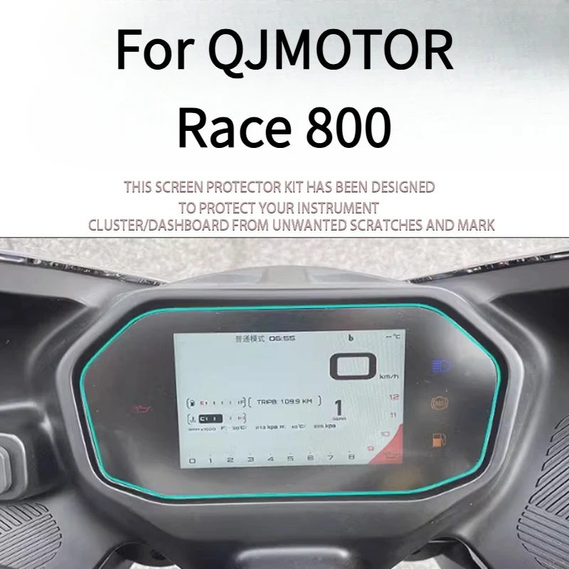

For QJMOTOR Race 800 Instrument Panel Transparent Decorative Sticker Resistant To Scratches And Waterproof Protective Film