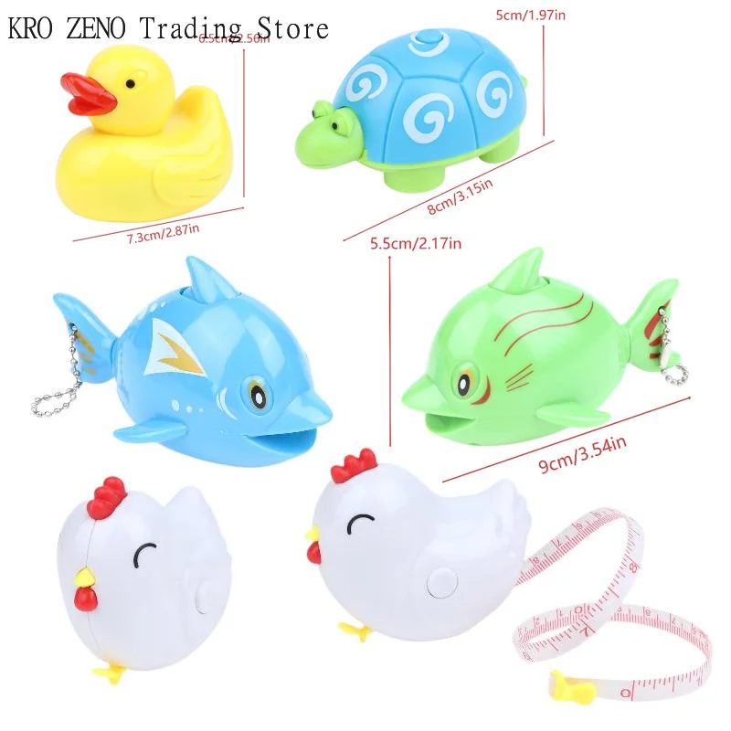1PCS Cute Chick Shaped One Key Retract Soft Measuring Tape Portable Mini Ruler For Body Sewing Craft Home Daily Measurement Use✨
