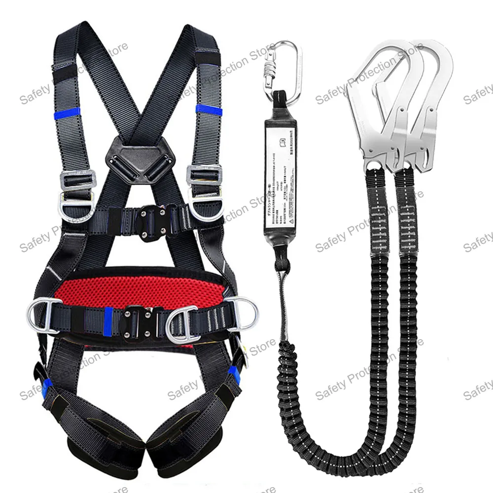 High-altitude Work Safety Harness Outdoor Rock Climbing Training Safety Belt Electrician Construction Protection Equipment