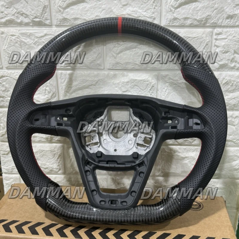 Carbon Fiber Steering Wheel For Seat Leon Cupra FR 5F MK3 Ibiza 6F Arona Ateca Leon Alhambra Ateca 2014-2019 FR Car Accessories