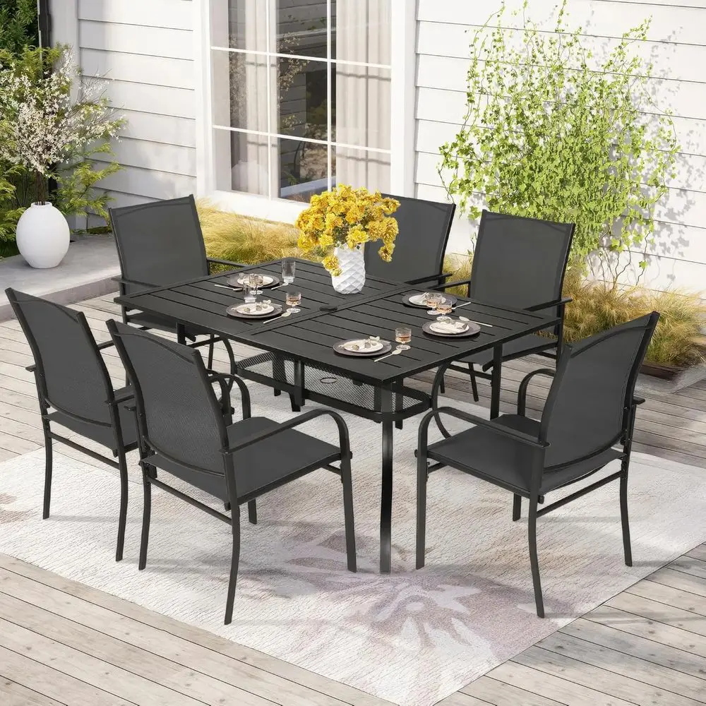 7 Piece Patio Dinin…