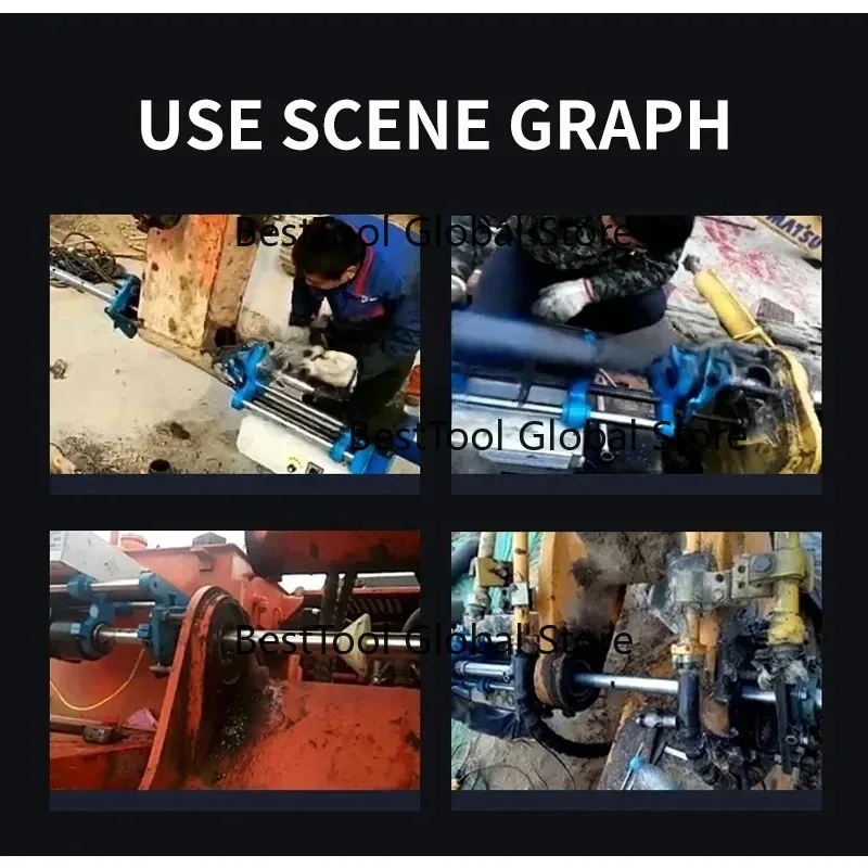 

220V Portable JRT40 Boring Machine Hydraulic Welding Tool for Small Excavator Repair