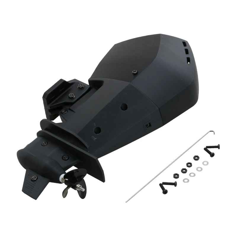 1PCS 3D Printed RC Outboard Motor with 3000KV Brushless Motor Water-cooled Sleeve Tail Driver Part for Model Ship Enthusiasts