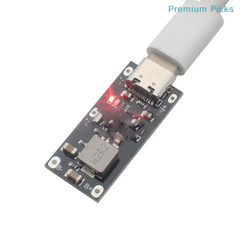 portableType-C USB 5V 3A 3.7V 18650 Lithium Li-ion Battery Charging Board Charger Module