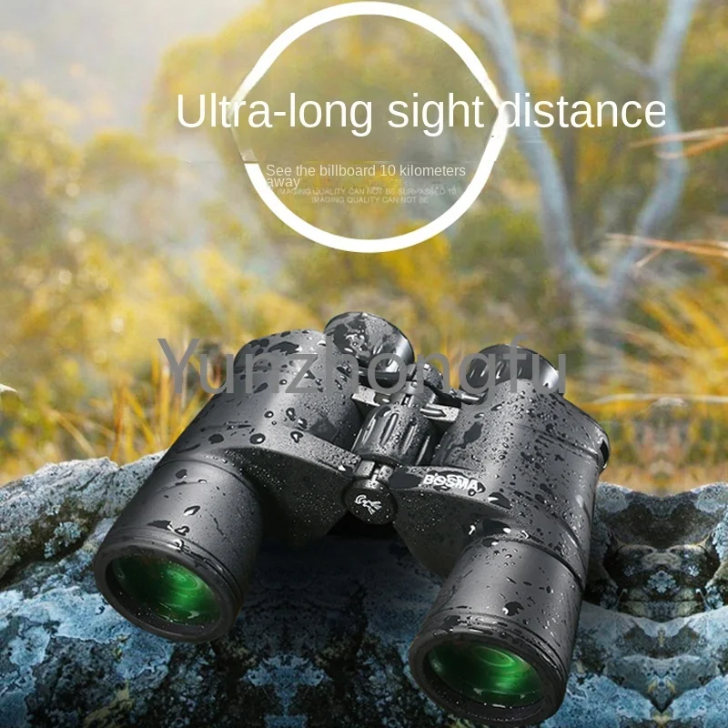 10X50 Telescope High magnification and high-definition professional outdoor handheld phone binocular birdwatching telescope