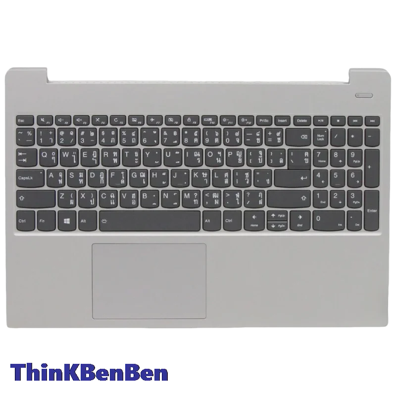 TH Thai Grey Keyboard Upper Case Palmrest Shell Cover For Lenovo Ideapad S340 15 15IWL 15IML 15API 15IIL 5CB0S18762