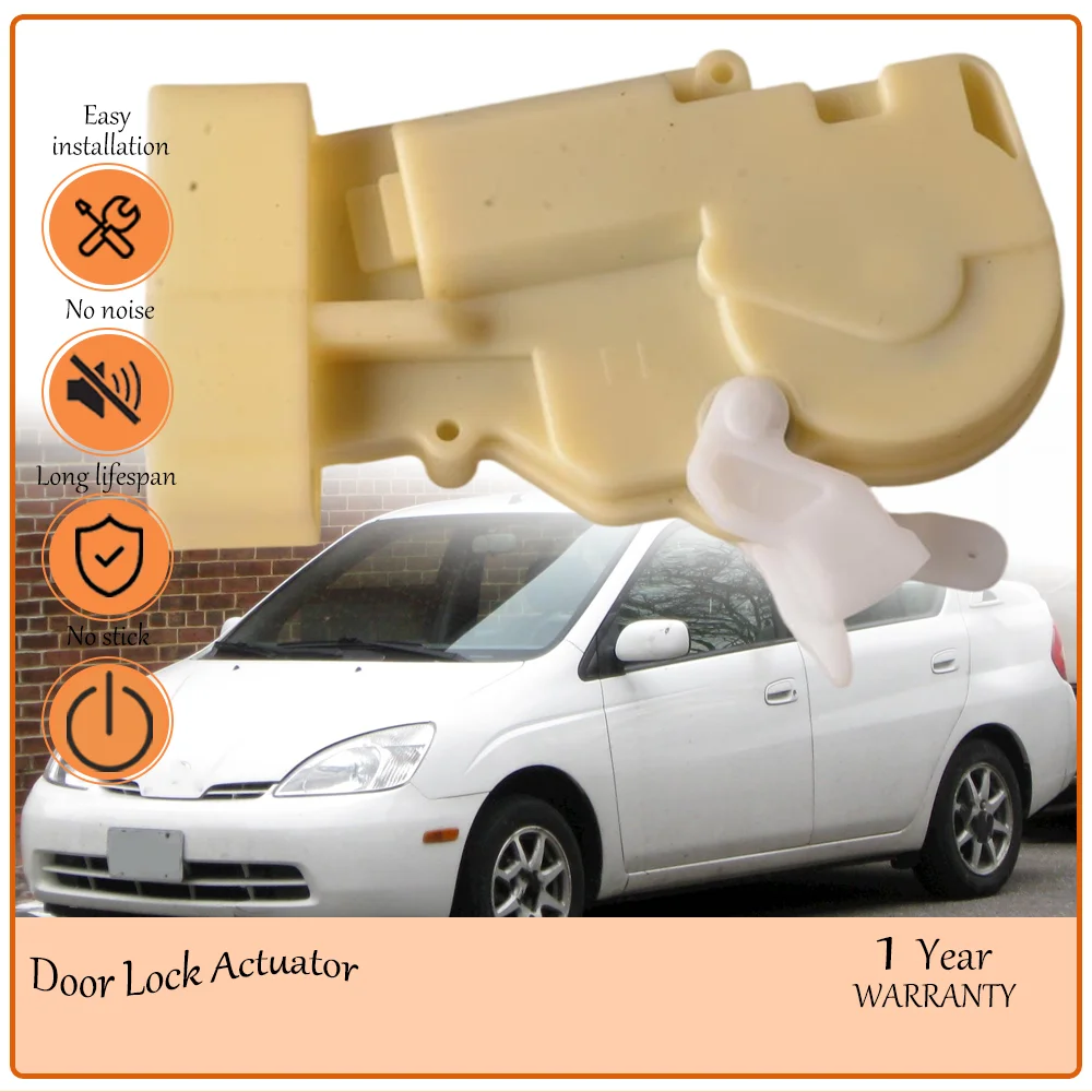 

2PCS 6 Prong Male Female Terminal Lock Actuator,conforms Toyota Prius 2001~2003 Front L/R driver passenger door oe DLA650,DLA486