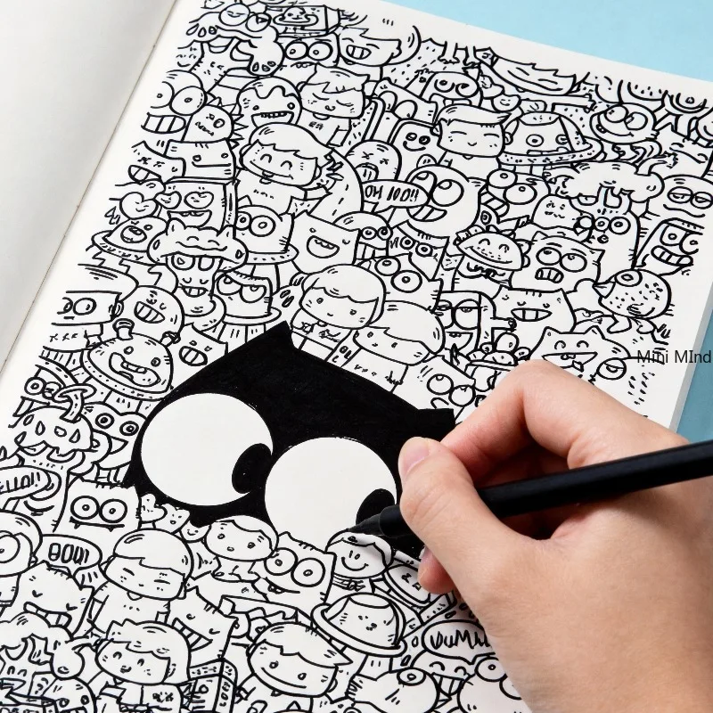 A Beautifully Designed Graffiti Pattern Book for Copying, Coloring, and Decompression with 21 Different Graffiti Patterns