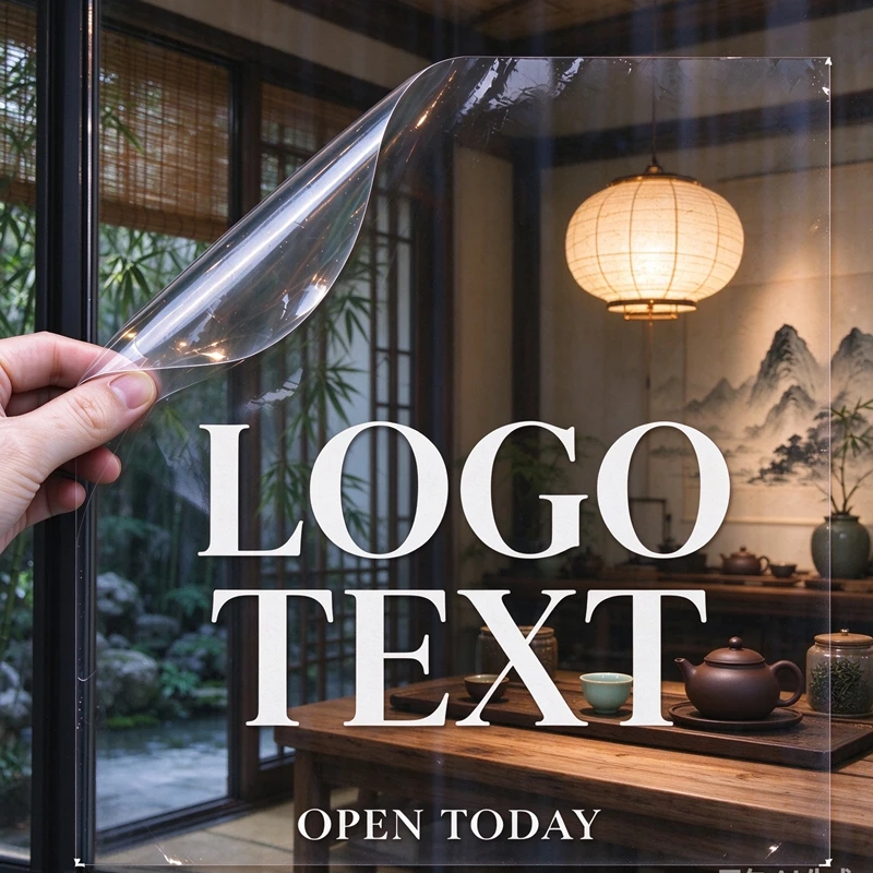Any Size Custom  Advertisement Stickers Flexible Size Custom Printing Decals for Window Vehicle Wall Commercial Campaign Decor