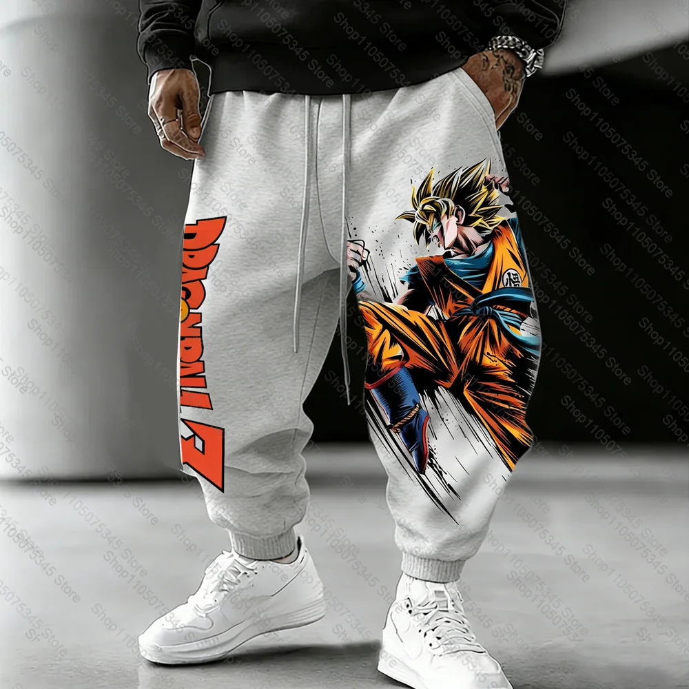 

Аниме Гоку Япония Dragon Ball зимние спортивные штаны Harajuku модные мужские и женские уличные свободные повседневные модные спортивные брюки с манжетами