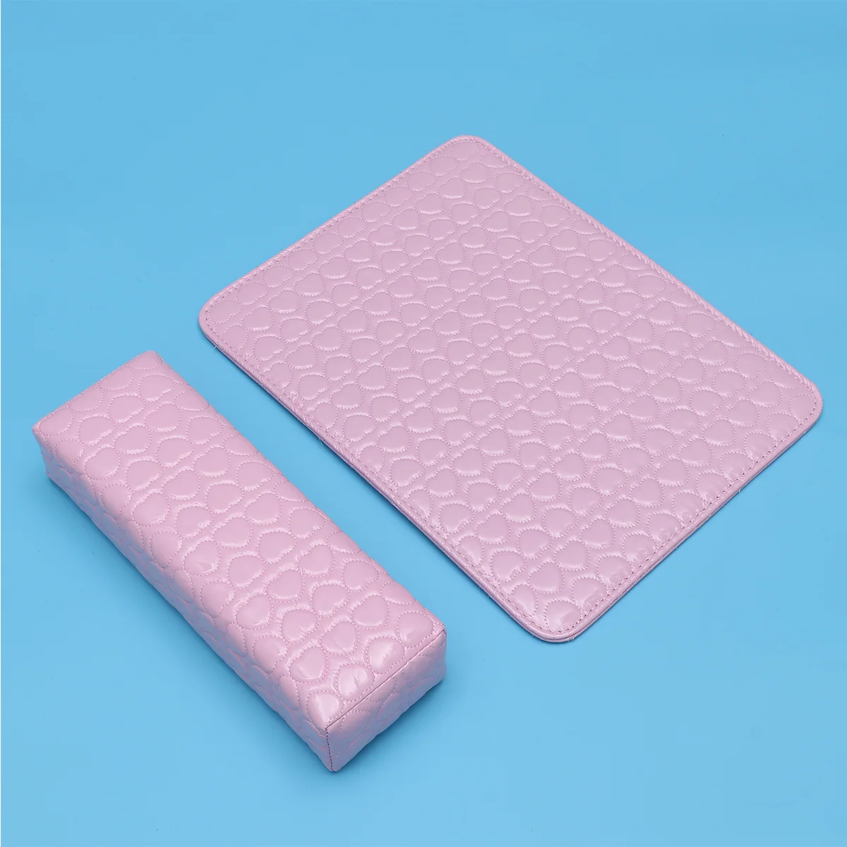 Square Miss Place Mats for Table Beauty Salon Hand Pillow Manicure Armrest Nail Cushion