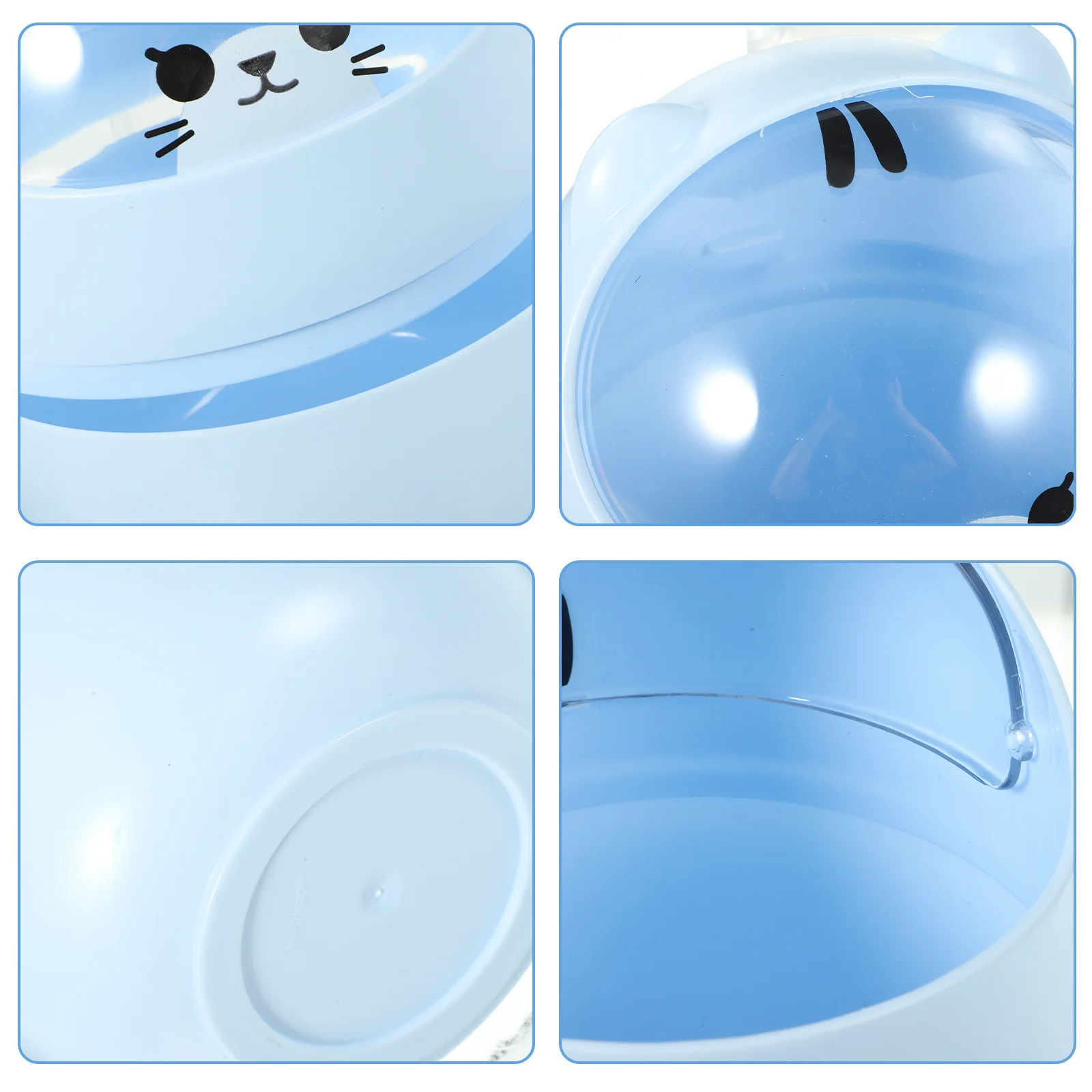 

1pc Desktop Trash Bin Small Size Sturdy Material For Bedroom Living Room Kitchen Office Hotel Creative Rubbish Can