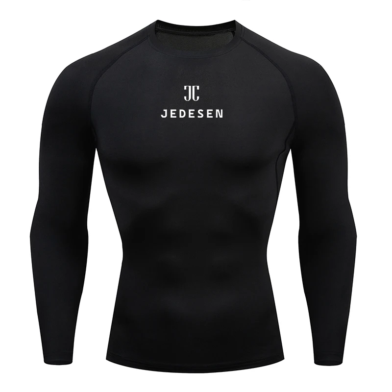 

Men Running Compression T-shirt Long sleeves Sport Tees Gym Fitness Sweatshirt Male Jogging Tracksuit Homme Athletic Shirt Tops