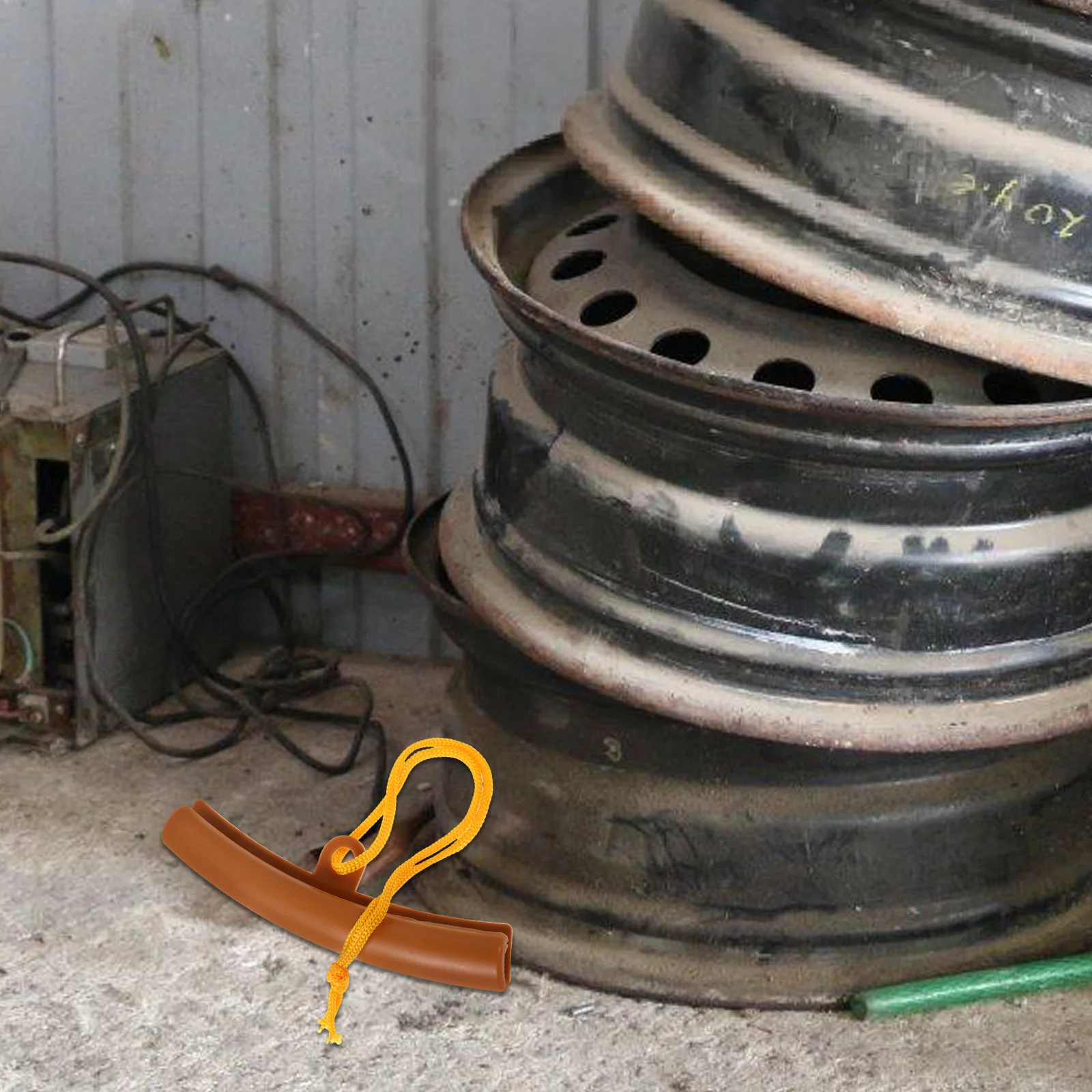 

4pcs Tire Rim Protection Cover Durable Thick Wear Resistant Changing Accessory For Car Wheel Hub Safeguard