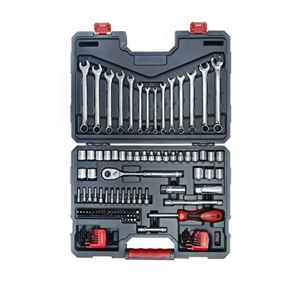 128 Piece Mechanics Tool Set 3/8