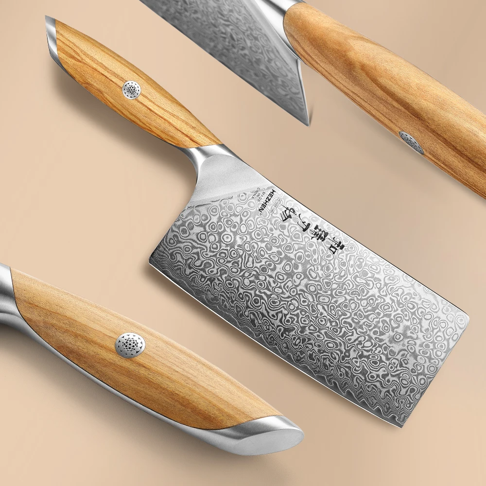 Hezhen 7" Cleaver — photo 5