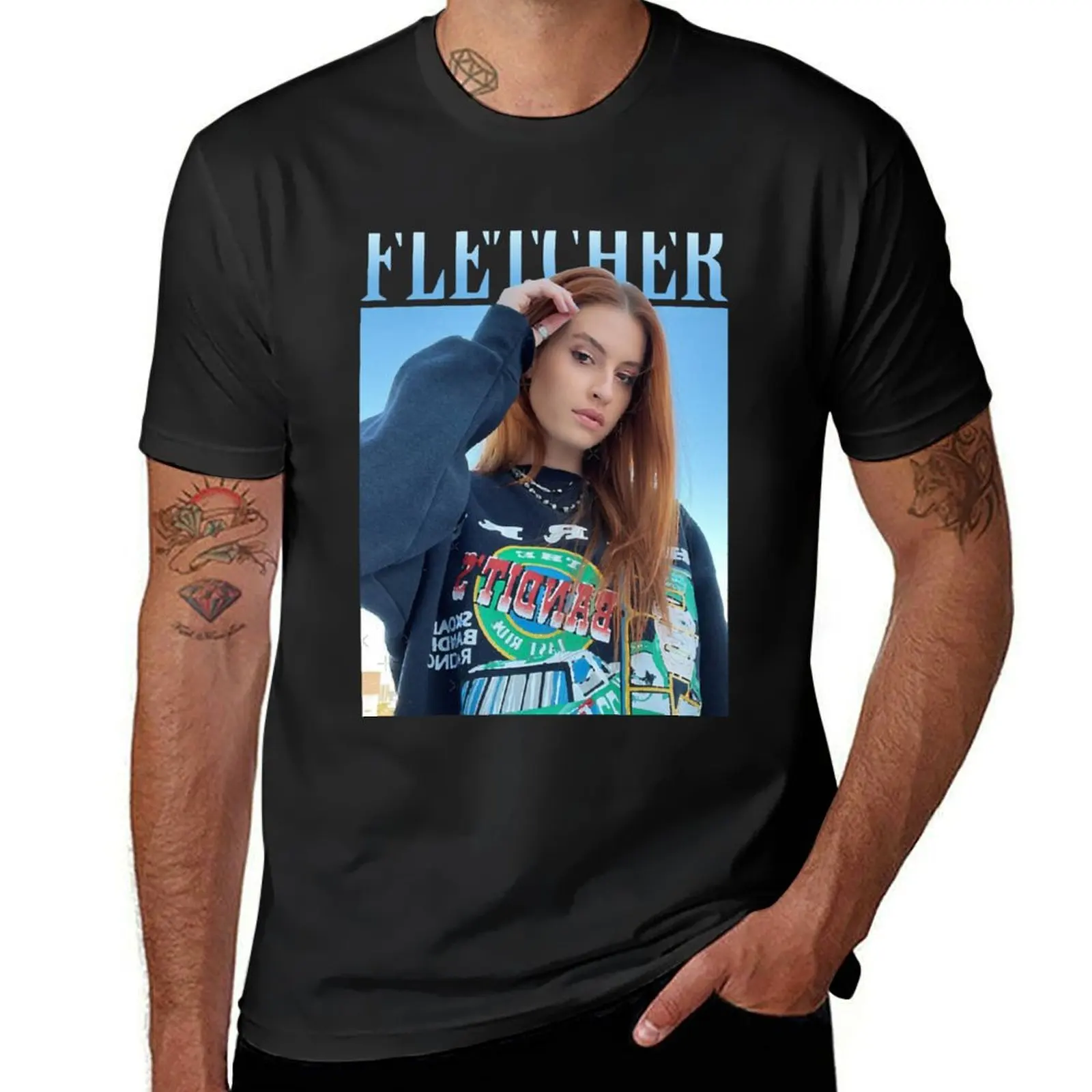 PeopleSports Cari You Been Fletcher Cool Photo T-Shirt quick drying plus sizes men t shirt