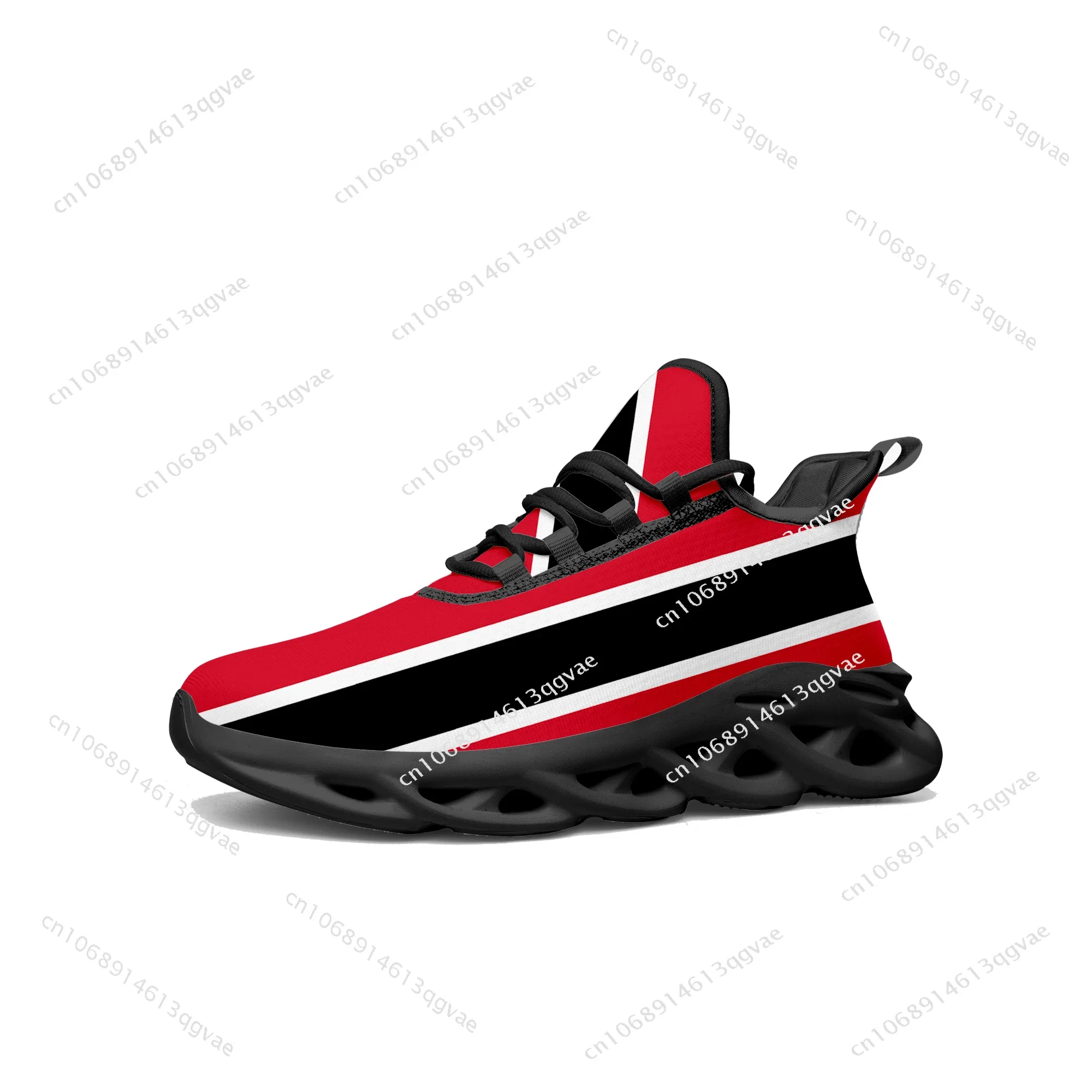 Trinidad and Tobago Flag Flats Sneakers Mens Womens Sports Running High Quality Sneaker Lace Up Mesh Footwear Tailor-made Shoe