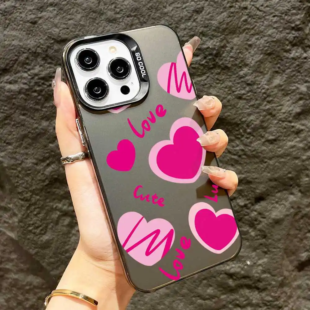 For Infinix Hot 30 4G Hot 30i NFC Hot 40 Pro 40i 30i Hot30 11 10 9 Play NFC Case Soft Silicone IMD Love Heart Phone Case Cover