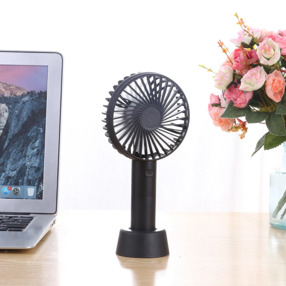 Handheld Small Fan USB Charging Mini Portable Fan Comfortable Lightweight Adjustable Wind Speed Outdoor Accessories