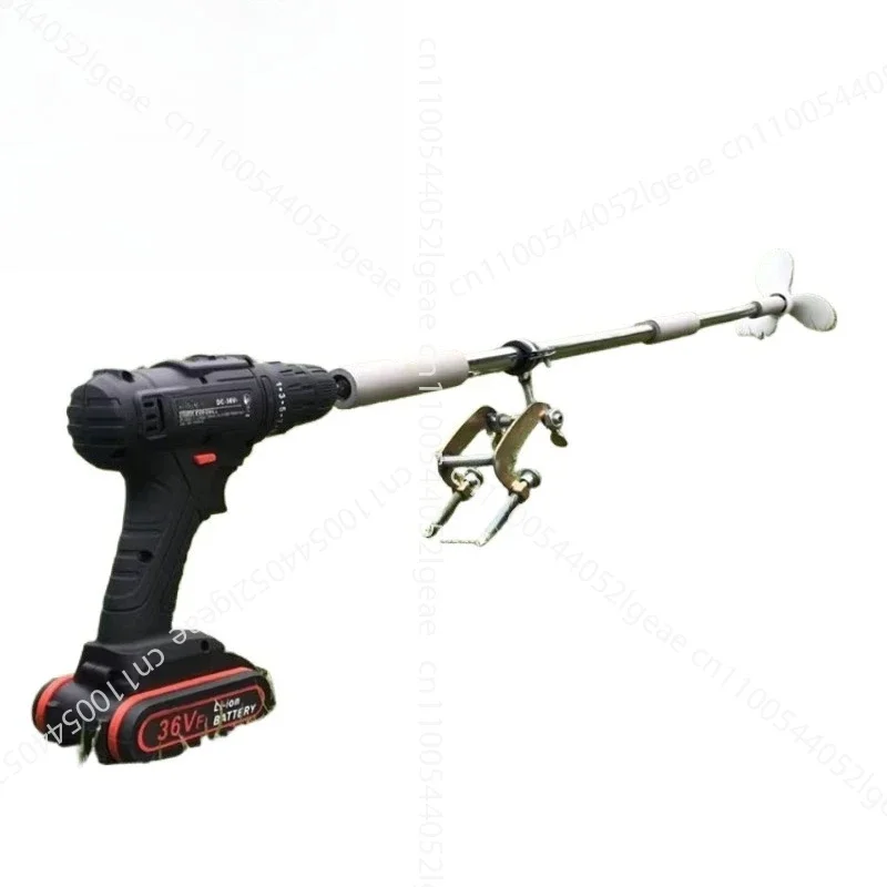 1.2M Propeller Outboard Motor Electric Paddling Inflatable Boat Motor Handheld Propeller Kayak Inflatable Boat Paddle Machine